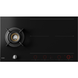 ASKO HIG89524BGB1 90cm 5 Zone Induction/Gas Hob - Black