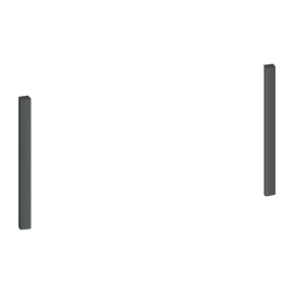 Neff Z9029AY0 Flex Design Kit 29 cm Side Trims - Anthracite Grey
