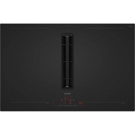 Siemens EX81AHL26E iQ700 800mm 4 Zone Induction Hob Built-In Hood - Black