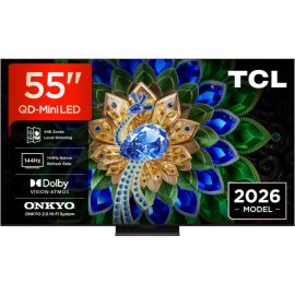 TCL 55A400U-UK 55" 4K Ultra HD QD-Mini LED Smart Television Built In - Black