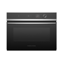 Fisher & Paykel OS60NDLX1 Built In Compact Steam Oven - Black / Stainless Steel