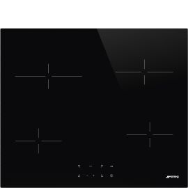 Smeg SE264TD1 4-Zone Ceramic Hob 63mm Built In - Black