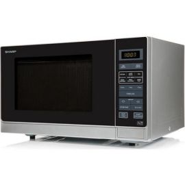 Sharp R372SLM 25 Litre Solo Microwave Freestanding 900W - Silver