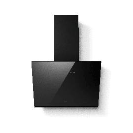 Elica JUST-DRY-55 55 cm Freestanding Extractor Hood - Black Glass