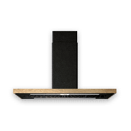 Elica BIO-ISLAND-BLK 120 cm Island Cooker Hood - Black