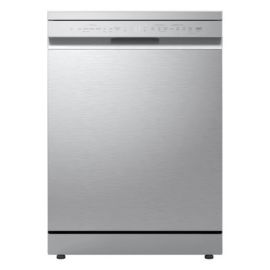 LG TrueSteam QuadWash DF273FVS WiFi Connected Full Size Dishwasher - Silver - 14 Place Settings