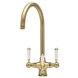 Caple SHAFPUR/AB Deck Mounted Filter Tap 400mm Height - Antique Brass