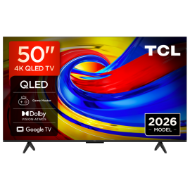 TCL 50P7L-UK 50 Inch QLED 4K UHD Smart TV 3x HDMI 2.1 - Black