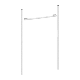 Neff Z9098MY0 Flex Design Kit 98cm Side Trims and Handle - Metallic Silver