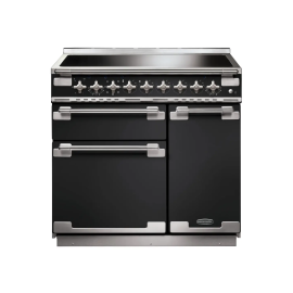 Rangemaster ELS90EICB/ Elise 90cm Electric Induction Range Cooker Charcoal Black