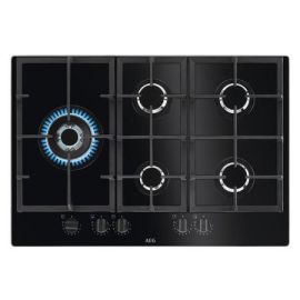 AEG HKB75820NB 75cm 5 Burner Built In Gas Hob - Black