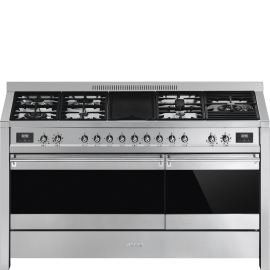 Smeg A5-81 150cm Opera Dual Fuel Range Cooker Stainless Steel