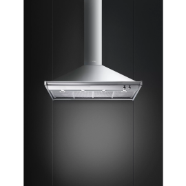 Smeg  KD120HXE Chimney Cooker Hood, Stainless Steel