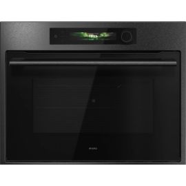 ASKO OCM64BSH 45cm Built In Combi Oven with Microwave - Black Steel