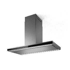 Elica ELEM-IS-BLSS120 Island Hood 119.8 cm - Black/Stainless Steel