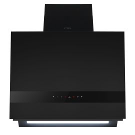 CDA ENT60MB 60cm Angled Extractor Hood 600m³/h Wall Mounted - Matte Black