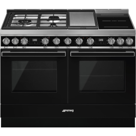 Smeg CPF120IGMPBL Portofino 120cm Pyrolytic Dual Fuel Range Cooker