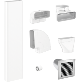 Miele DFK-DB Flame Resistant Ducting Parts Kit - Grey