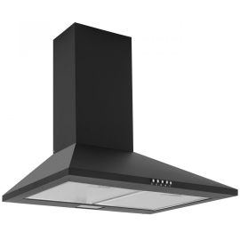 Caple CCH601BK 60cm Black Chimney Hood
