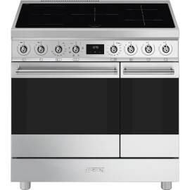 SMEG C92IMX2 90 cm Electric Induction Range Cooker - Stainless Steel