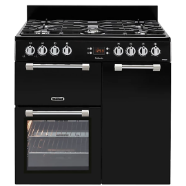 Leisure CK90G232K Black Cookmaster Gas Cooker Black