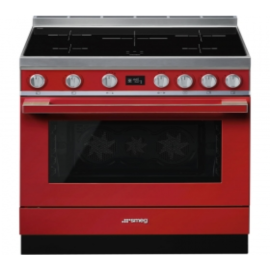 SMEG CPF9IPR Portofino Full Electric Cooker with Induction Hob