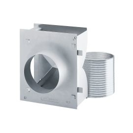 Miele DUW 20 Recirculation Directional Unit Ø150mm - Stainless Steel