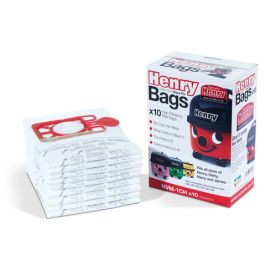 Numatic 907075 Henry HepaFlo Filter Bags - 10 Pack - White