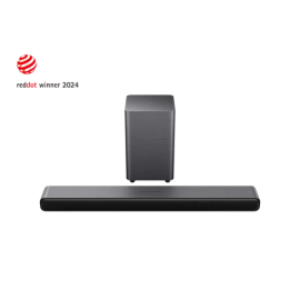 TCL S55H 2.1ch Dolby Atmos Wireless Soundbar with Wireless Subwoofer - Dark Titanium
