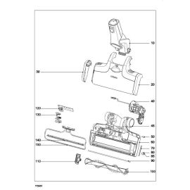 Miele Triflex HX1 Floor Tool SEB 430 - Lotus White