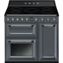Smeg TR93IGR2 90cm Victoria Induction Range Cooker – SLATE GREY