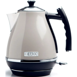 Haden Cotswold 189684 Putty 1.7L Electric Kettle - Retro Style Stainless Steel with Fast Boil