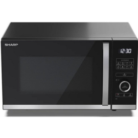 Sharp YC-QS254AU-B 25 Litres Flatbed Microwave Oven - Black