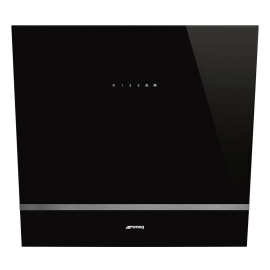 Smeg KV26N 60cm Decorative Wall Hood Black