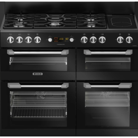 Leisure CS110F722K Cuisinemaster - Black 110cm Dual Fuel Range Cooker - 72L Capacity