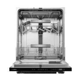 Teknix TX3BD608 Black Full Size Dishwasher 15 Place Settings C Energy Rating