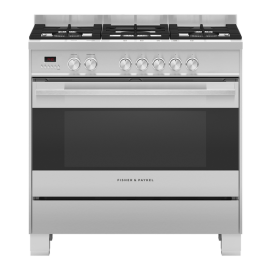 Fisher & Paykel OR90SDG4X1 90cm Dual Fuel 5 Burner Cooker - Stainless Steel