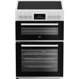 Beko EDC6731W 60cm Double Oven Cooker White