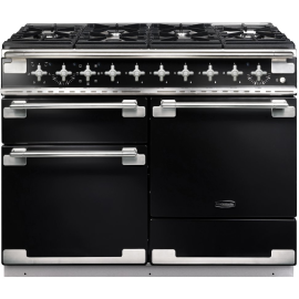 Rangemaster Elise 110 Dual Fuel Gloss Black ELS110DFFGB
