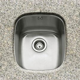 Caple FORM34/40 390mm Undermounted Sink - Satin Stainless Steel