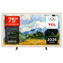 TCL 75A400 PRO-UK 75 Inch Mini LED 4K Smart TV 4 HDMI 1 USB - Black