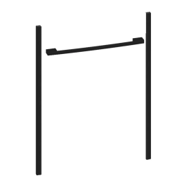 Neff Z9075DY0 Flex Design Kit 75 cm Side Trims and Handle - Deep Black