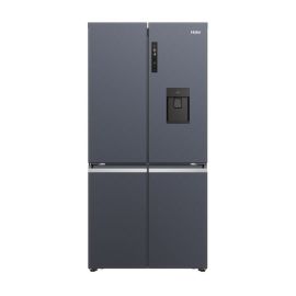 Haier HCR5919EHMB 90cm 60/40 Frost Free American Fridge Freezer - Brushed Black