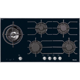 Miele KM3054-1 94cm Wide Black Gas Hob