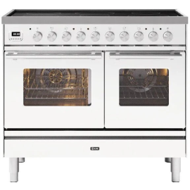 Ilve PDI106WE3/AW 100cm Wide Induction Range Cooker - Antique White 