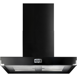 Falcon 900 Contemporary Hood Black And Chrome FHDCT900BL/C