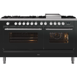 Ilve Roma P15FWE3 150cm Dual Fuel Range Cooker Matt Graphite