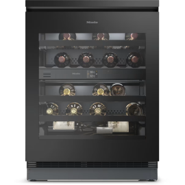 Miele KWTUS 7074 F Built-under wine conditioning unit Obsidian Black glass