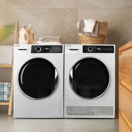 Montpellier MWM814BLW 8Kg Washing Machine in White