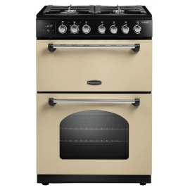 Rangemaster CLA60DFFCR/C Freestanding 60cm Dual Fuel Cooker in Cream and Chrome